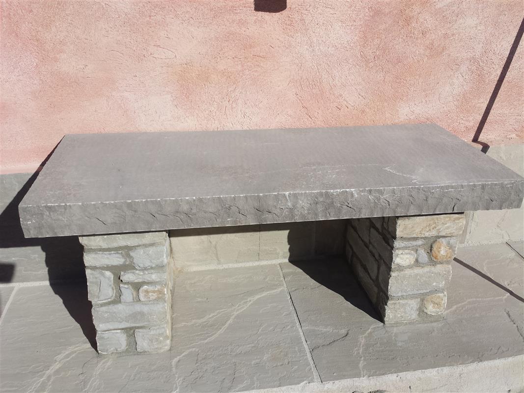 Custom made bench in Natural Stone n°29