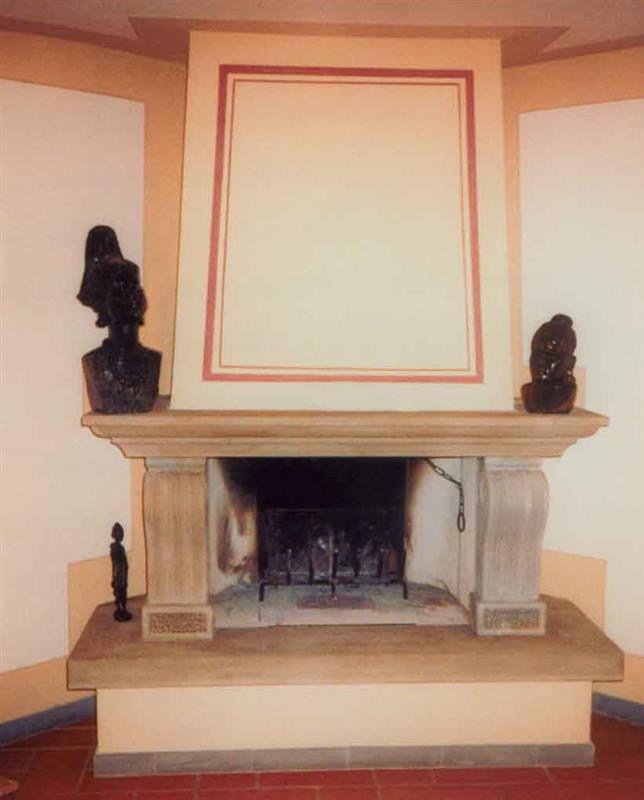 Fireplace in Natural Alpina Stone n°3