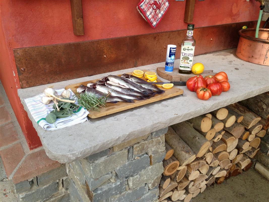 Barbecue in Natural Langa’s Stone n°3
