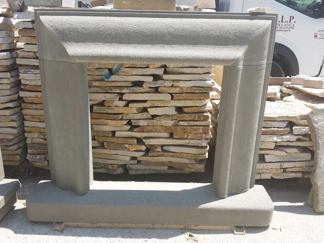Fireplace in Natural Alpina Stone n°13