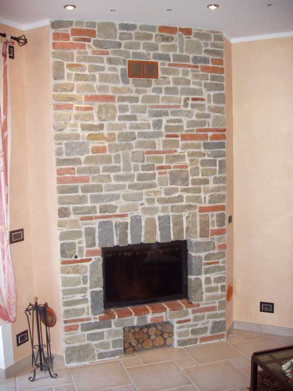 Fireplace in Natural Langa’s Stone n°29
