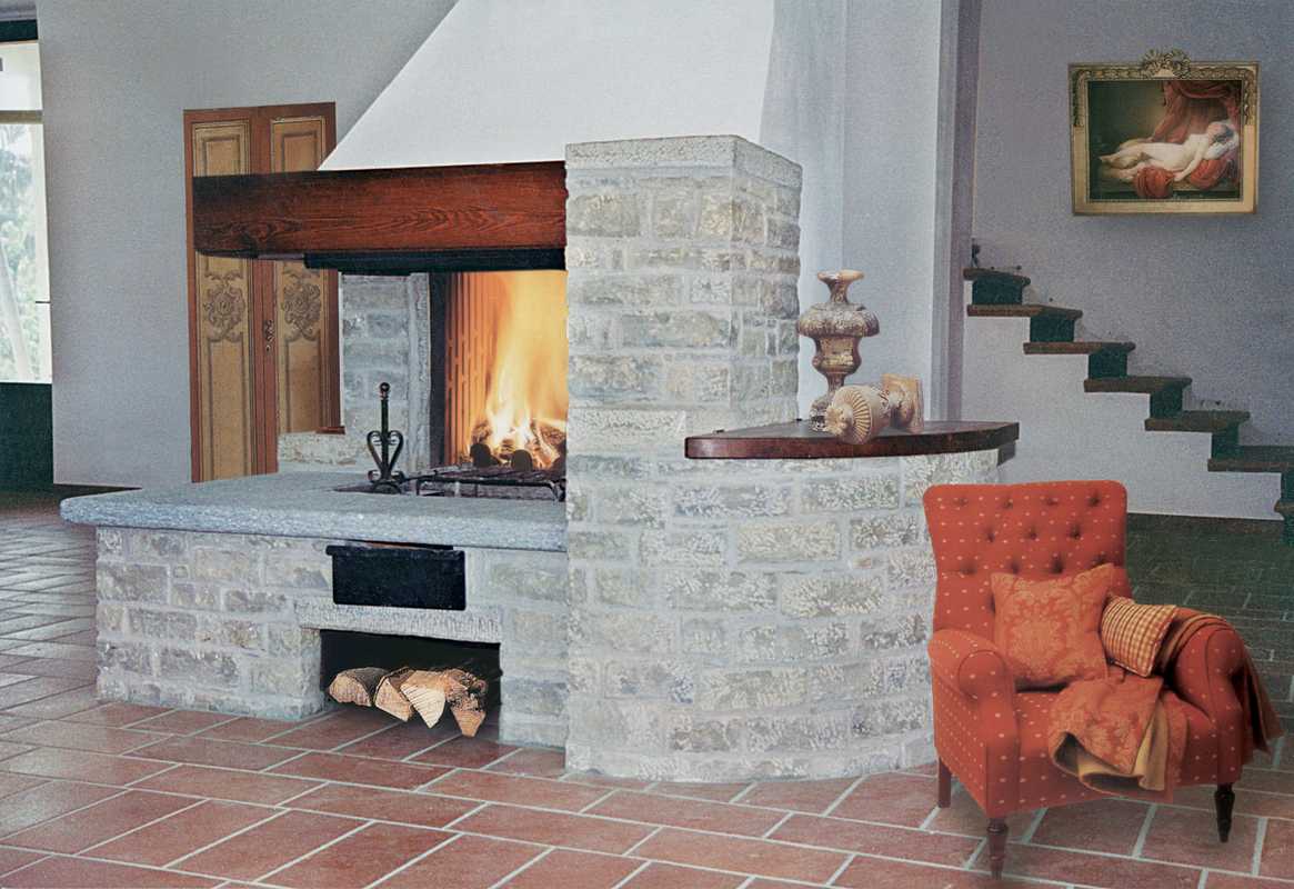 Fireplace in Natural Langa’s Stone n°7